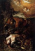 Domenico Tintoretto Tancred Baptizing Clorinda Spain oil painting artist